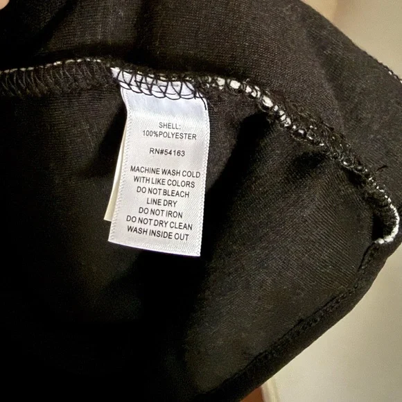 🖤🤍Converse Black and White Patterned Fleece Teddy Full Zip Jacket NWT Size Large - Picture 10 of 12